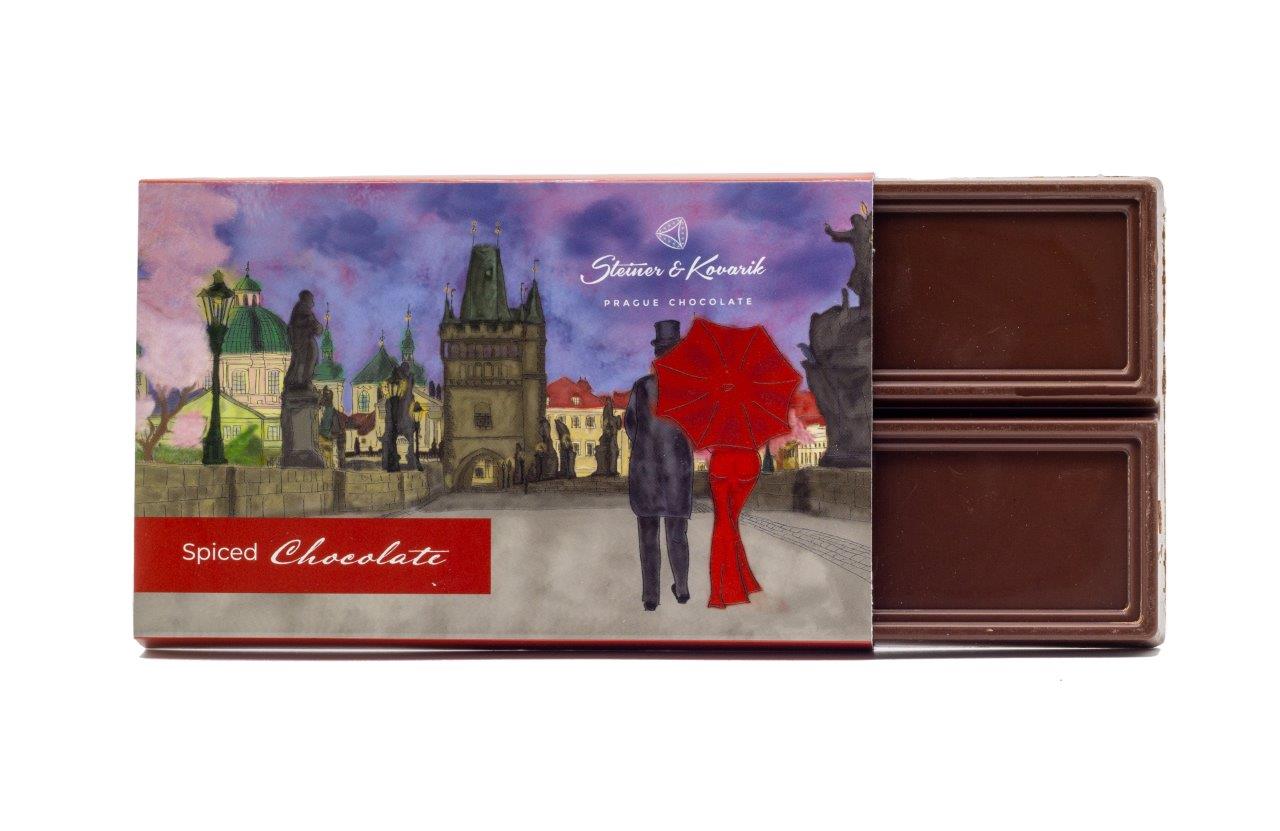 Mléčná čokoláda se skořicí, Praha, 250g