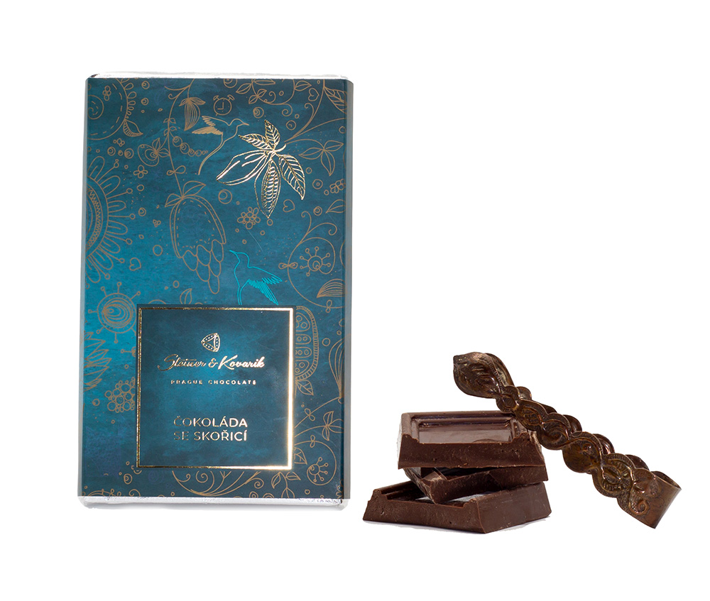 Mléčná čokoláda se skořicí, 250g