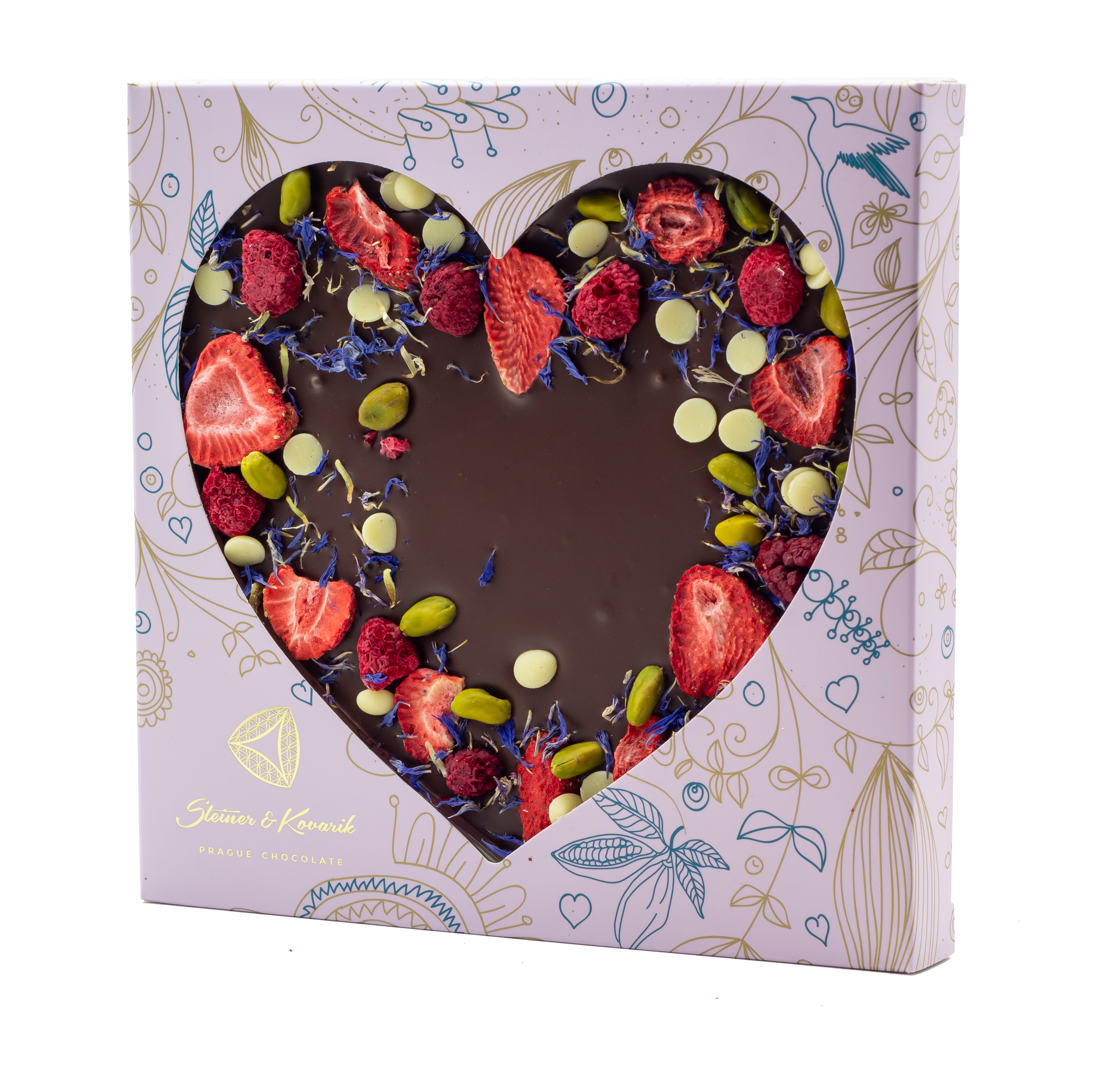 Malé srdce z hořké čokolády, 190g