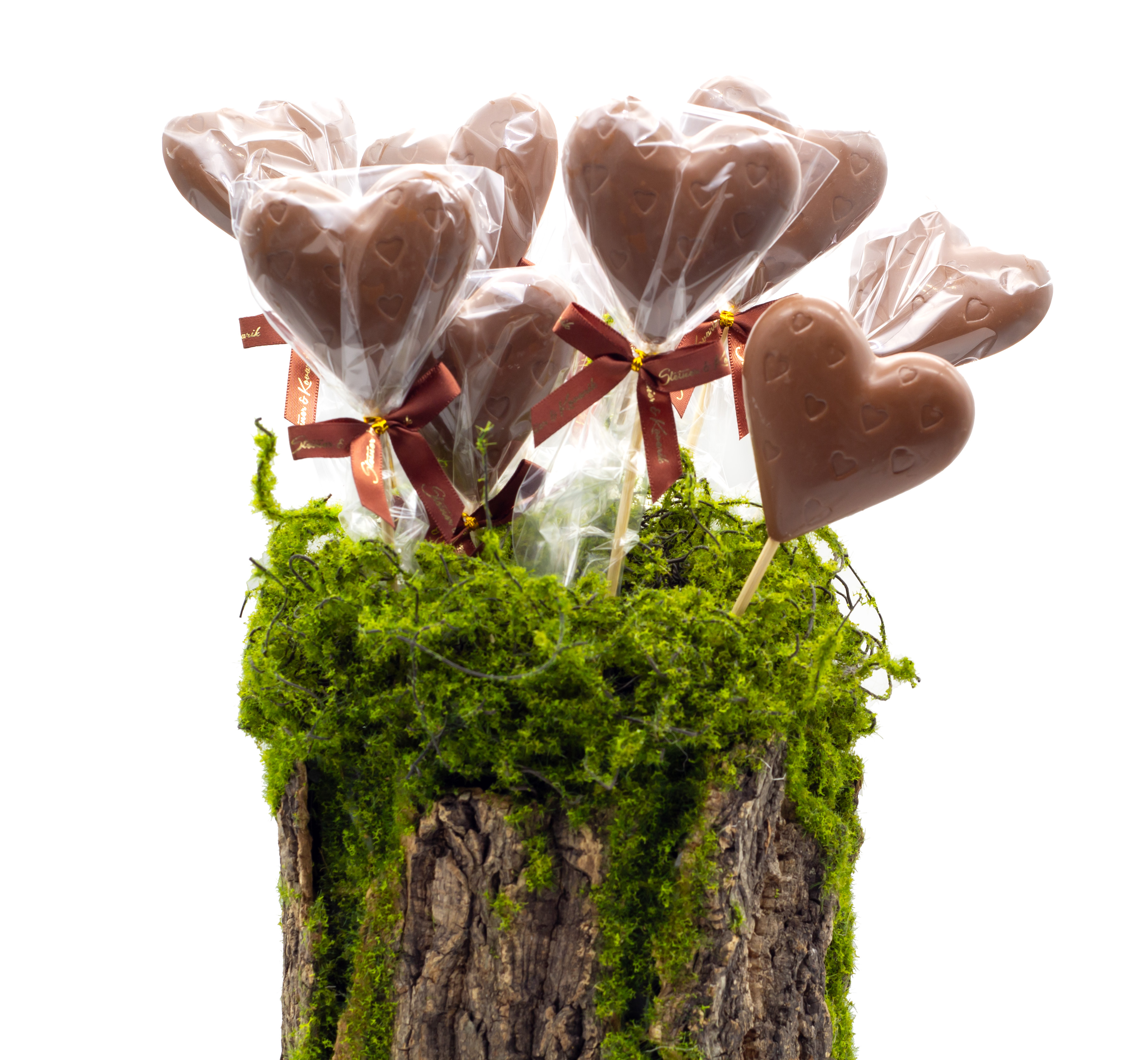 Lízátka z mléčné čokolády, 9ks