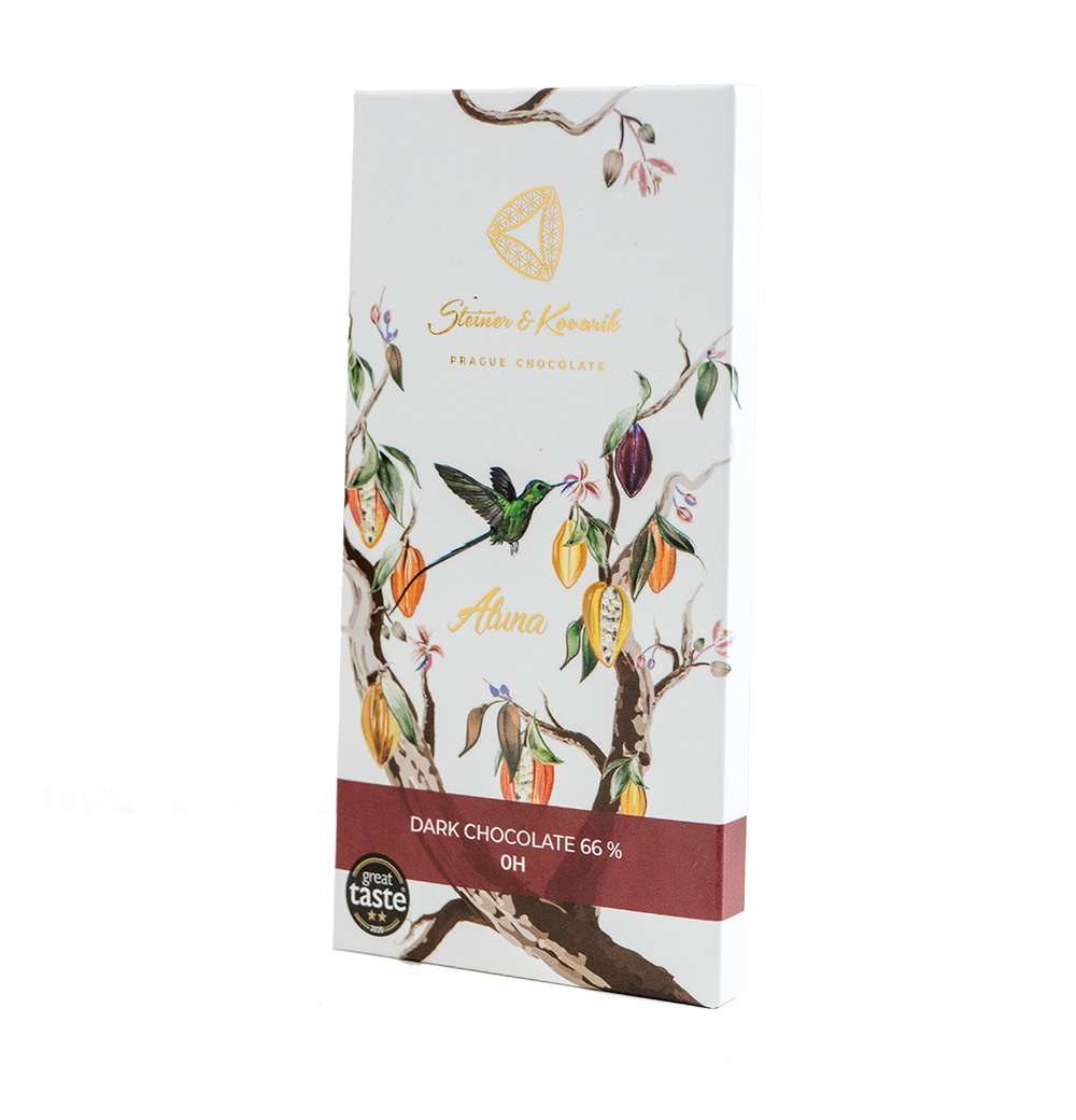 Aluna - hořká čokoláda 66%, 40g