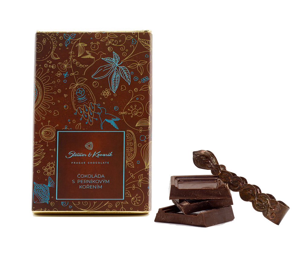 Mléčná čokoláda s perníkovým kořením, 250g