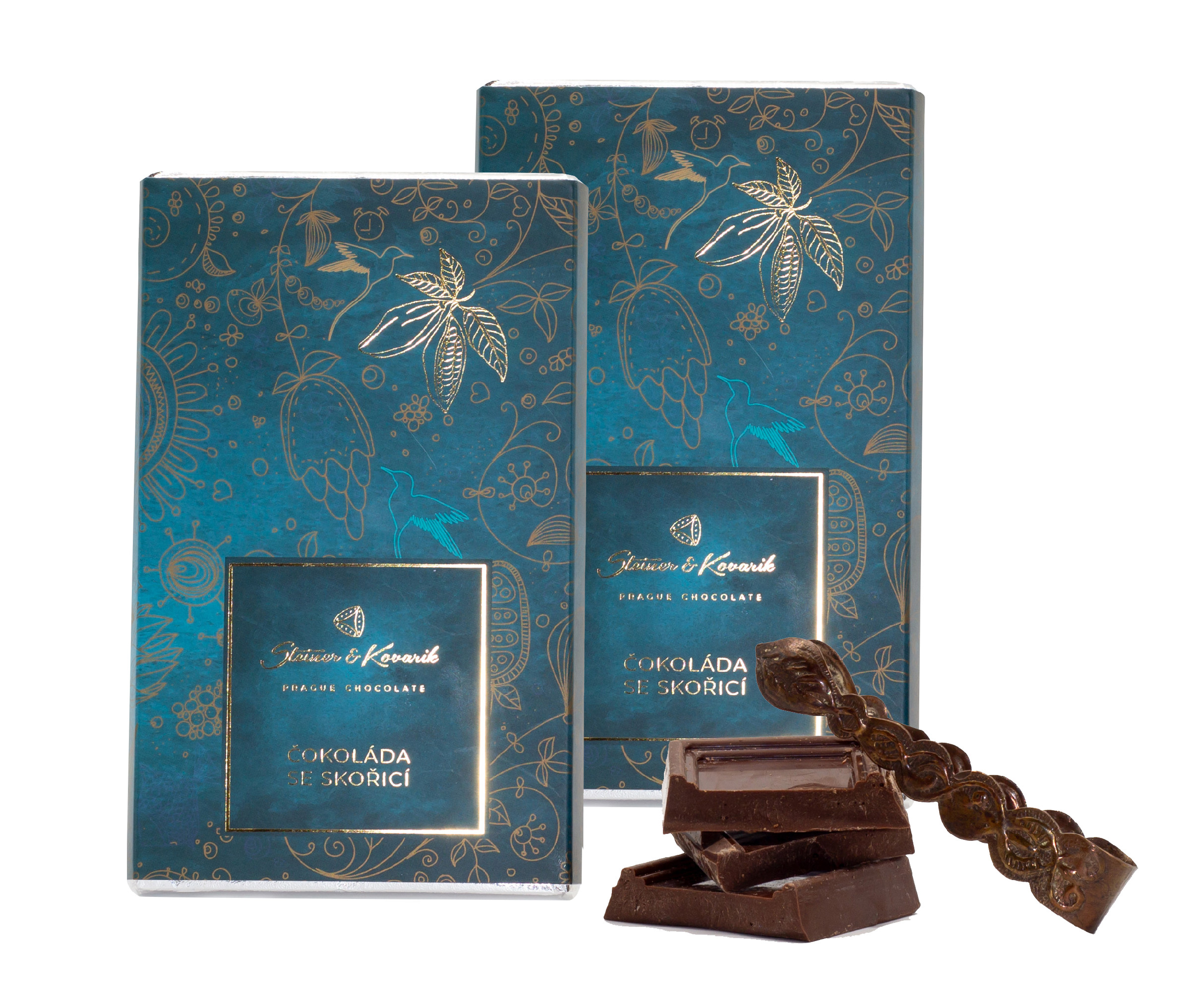 2 Mléčné skořicové čokolády za akční cenu, 2x250g