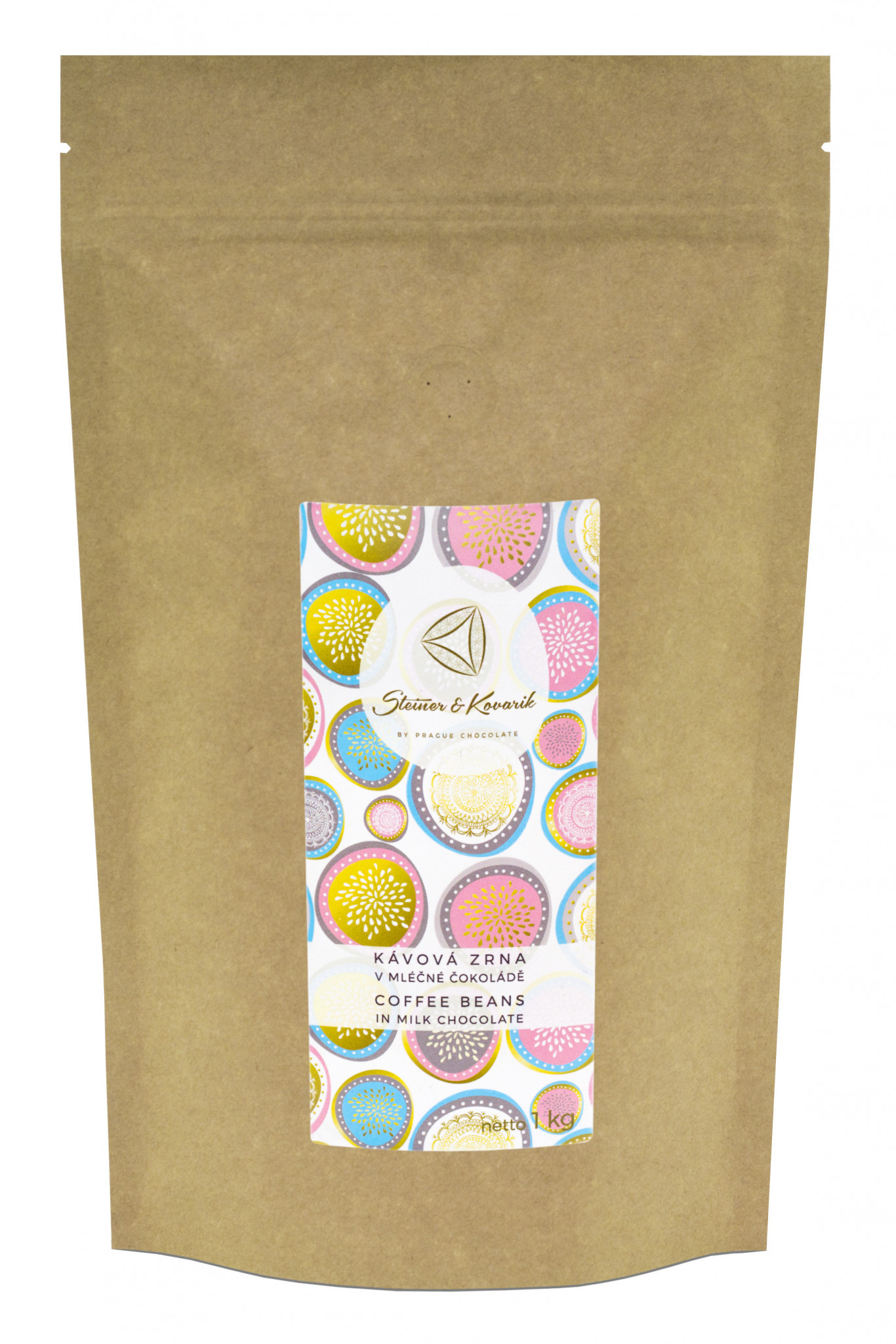 Káva v mléčné čokoládě a kakau, 1000g