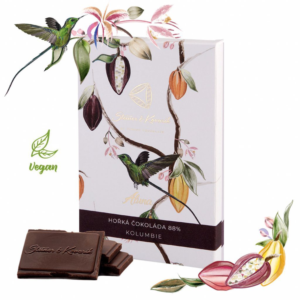 Aluna - hořká čokoláda 88%, 70 g