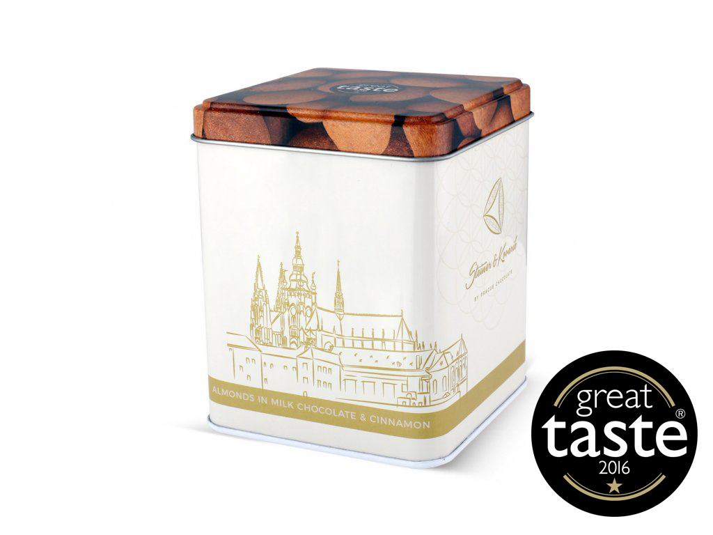 Mandle v mléčné čokoládě a skořici, 200 g