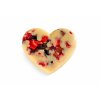 White chocolate heart, small, 35g
