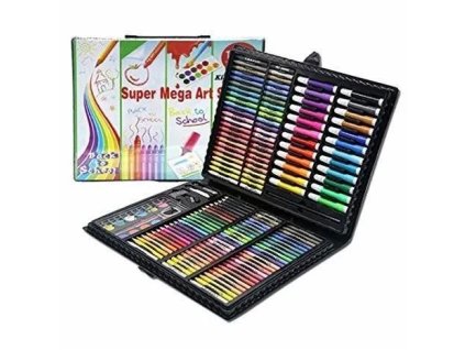 Kreativní Malířský Kufřík 168 ks pro Děti