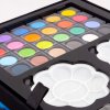 Dětský umělecký kufřík 145 ks – pastelky, fixy, vodové a plakátové barvy