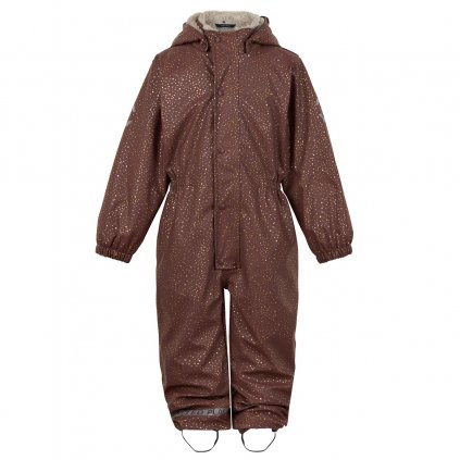 3343 PU Glitter Rain suit Teddy Recycled Nutmeg Main