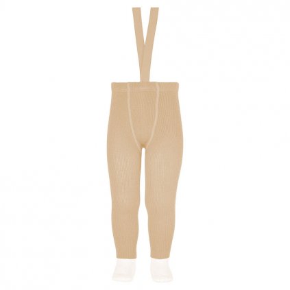 DĚTSKÉ MERINO LEGÍNY CONDOR S KŠANDAMI, BEIGE