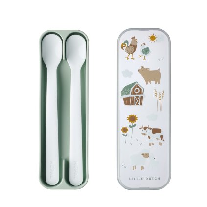 108032065399 mepal mio baby spoon 2 pcs x little dutch little farm