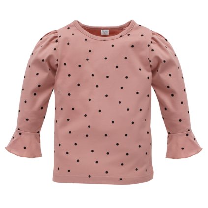 TUNIKA PINOKIO, S PUNTÍKY DARK PINK, TRES BIEN