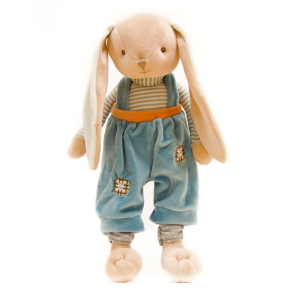 PLYŠOVÝ KRÁLÍČEK BUKOWSKI DESIGN, BLUE PANTS, 30 CM