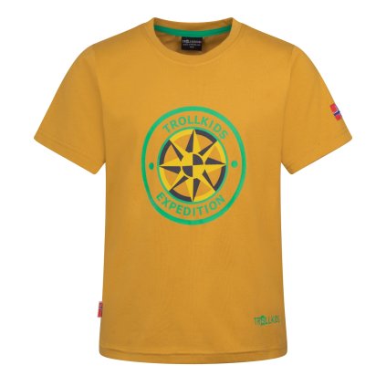 DĚTSKÉ TRIKO TROLLKIDS WINDROSE, MUSTARD