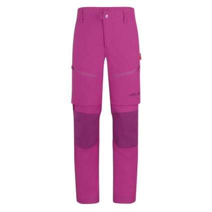 DĚTSKÉ TURISTICKÉ KALHOTY TROLLKIDS NORDFJORD 2v1, FRESH BERRY