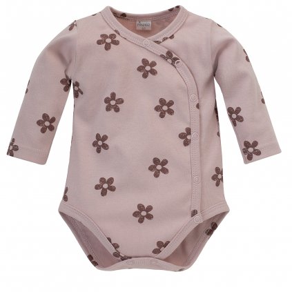 BODYSUIT BUTTONED LS HS RD