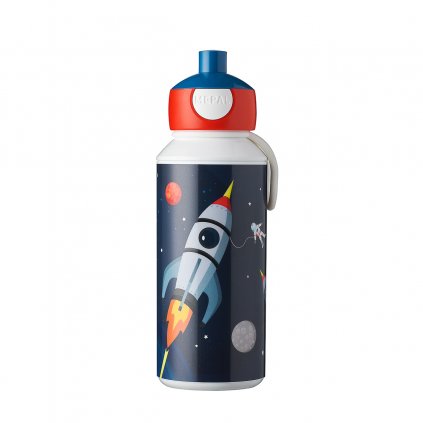 DĚTSKÁ LÁHEV MEPAL S VYSKAKOVACÍM PÍTKEM, POP-UP CAMPUS 400 ML, VESMÍR