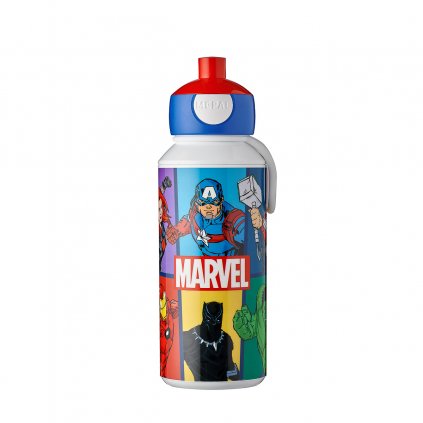 DĚTSKÁ LÁHEV MEPAL S VYSKAKOVACÍM PÍTKEM, POP-UP CAMPUS 400 ML, AVENGERS