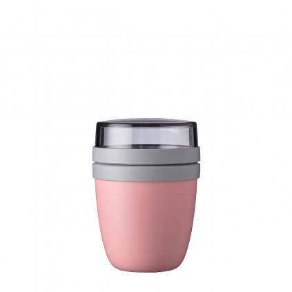 DÓZA NA JÍDLO MEPAL, ELLIPSE DĚLENÁ 300 + 120 ML, NORDIC PINK