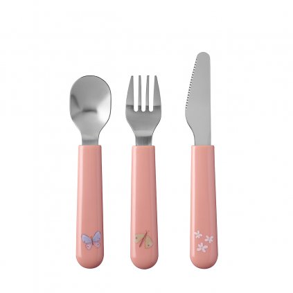 108033065243 mepal mio children's cutlery 3 pcs flowers and butterflies