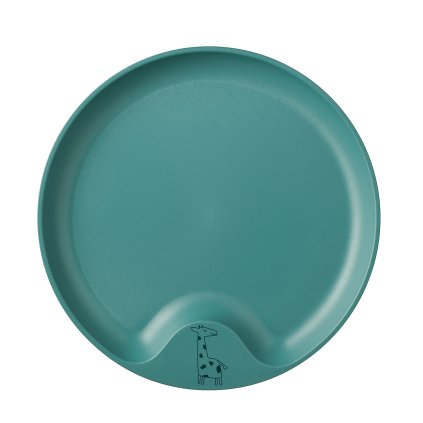 108001512400 mepal mio children's plate deep turquoise