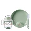 108040065399 mepal mio set baby dinnerware 3 pcs little farm