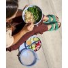 105830015700 mepal vita bento lunch bowl Nordic blue 3 removable containers with, 5 separate compartments