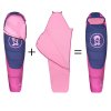 DĚTSKÝ ROSTOUCÍ SPACÍ PYTEL TROLLKIDS FEMUND 3v1, MALLLOW PINK / VIOLET BLUE / WILD ROSE