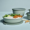 mepal multi bowl cirqula bento bowl 3 sections round Nordic sage a2.
