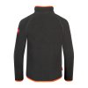 MIKINA TROLLKIDS NORDLAND, BLACK / FLAME ORANGE