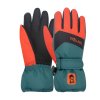 DĚTSKÉ ZIMNÍ RUKAVICE TROLLKIDS PRSTOVÉ, RAULAND STORMY BLUE/FLAME ORANGE/BLACK