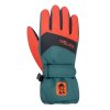 DĚTSKÉ ZIMNÍ RUKAVICE TROLLKIDS PRSTOVÉ, RAULAND STORMY BLUE/FLAME ORANGE/BLACK