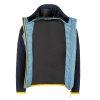 DĚTSKÁ HYBRIDNÍ MIKINA TROLLKIDS, SIRDAL, BLACK / STEEL BLUE / ULTRAMARINE