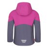 DĚTSKÁ DÍVČÍ ZATEPLENÁ SOFTSHELLOVÁ BUNDA TROLLKIDS BALESTRAND, FRESH BERRY / GRAPHITE
