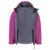 DĚTSKÁ DÍVČÍ ZATEPLENÁ SOFTSHELLOVÁ BUNDA TROLLKIDS KRISTIANSAND XT, FRESH BERRY / GRAPHITE