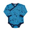 BODY PIPPI ZAVINOVACÍ, 4 KS, MODRÉ, BAVLNA