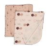 DEKA PIPPI 2 KS, SE SLONY A SOVIČKAMI, RŮŽOVÉ, BAVLNA