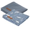 0009241 swaddle doek 70 x 70 ocean blue pure blue