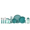10 80 12400 mepal mio children's dinnerware complete range deep turquoise