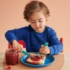 children s cutlery set mio 3 pcs deep pink
