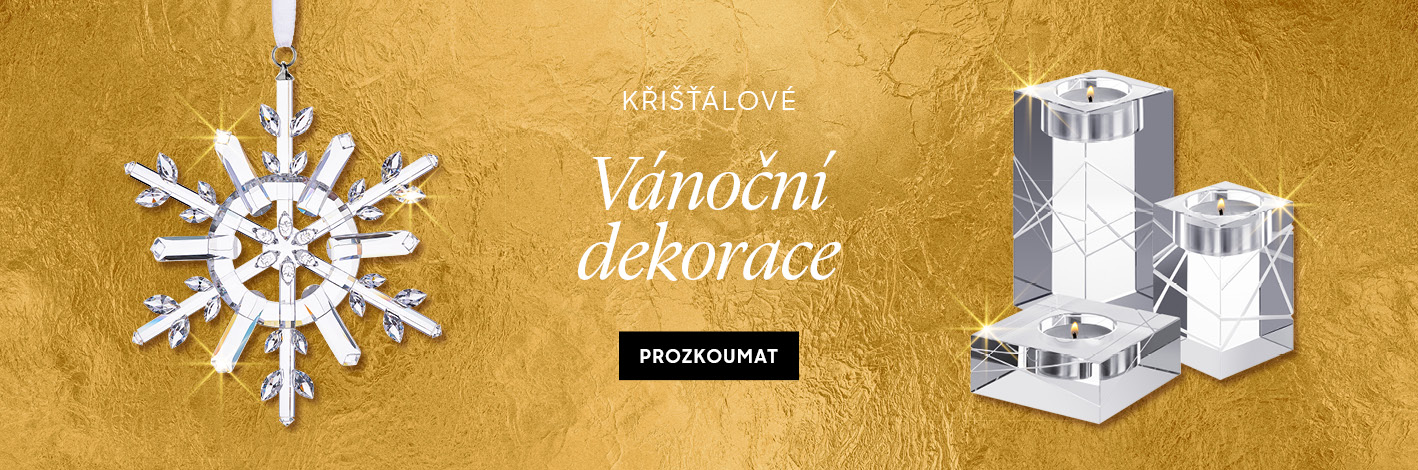 Křišťálové vánoční dekorace