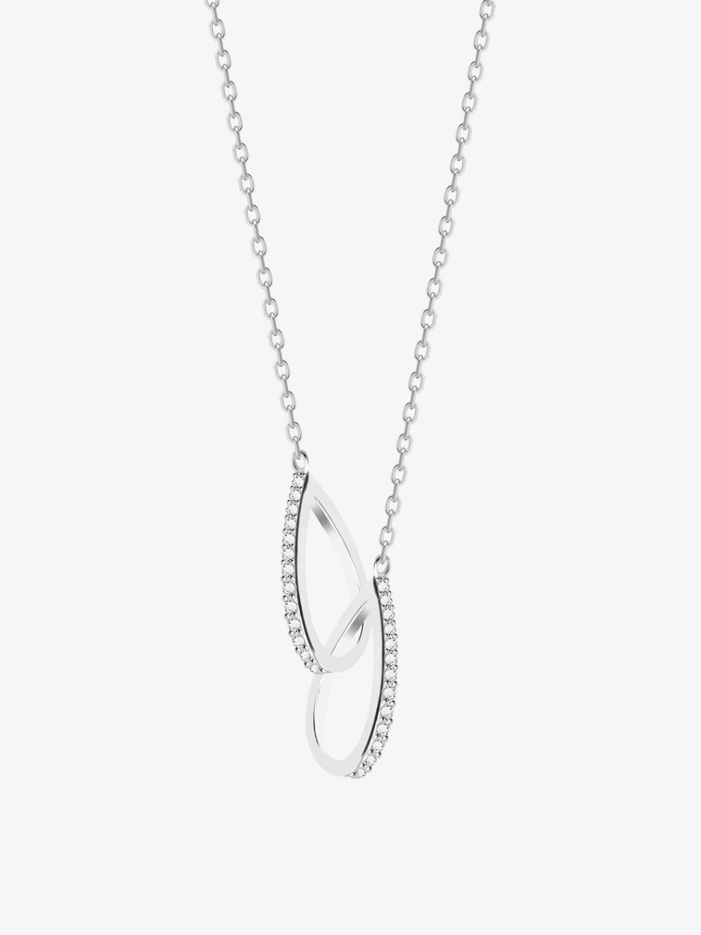 Stříbrný náhrdelník Libra s kubickou zirkonií Preciosa