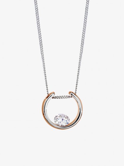 Přívěsek z chirurgické oceli Glamorous s českým křišťálem Preciosa