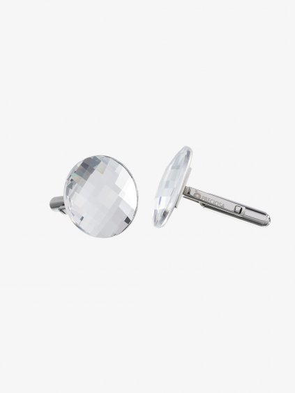 Manžetové knoflíky z chirurgické oceli Casper s českým křišťálem Preciosa, krystal