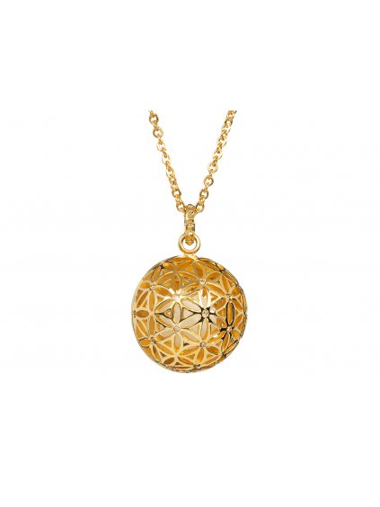 Přívěsek z chirurgické oceli Lotus Pearl s pravou říční perlou Preciosa