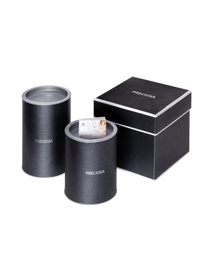 Vizitkovník Black Elegance zdobený českým křišťálem Preciosa - krystal
