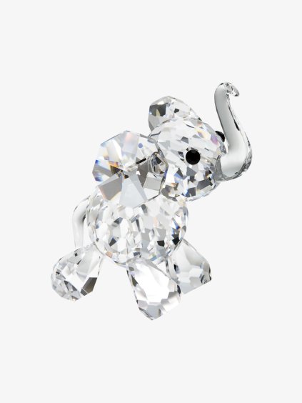 Skleněná figurka Slůně z českého křišťálu Preciosa, krystal