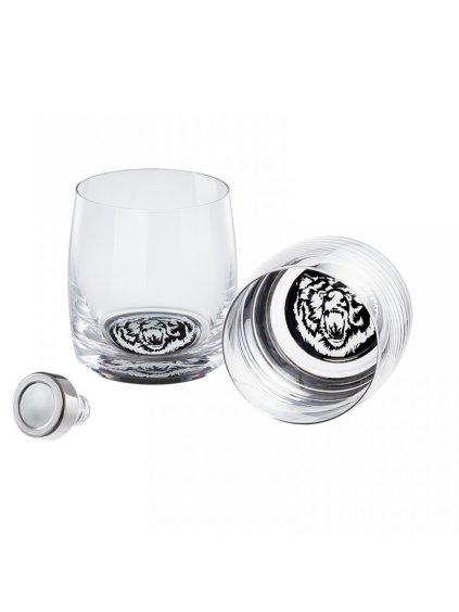 Sada sklenic Whisky set s motivem medvěda