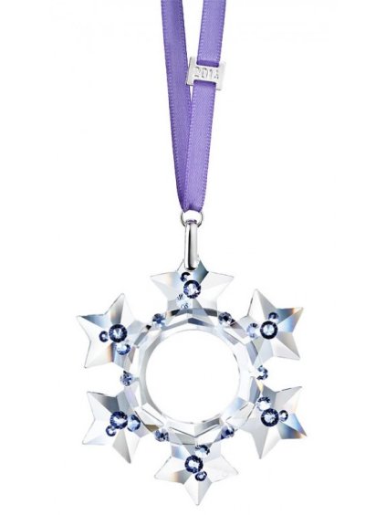 Vánoční ornament 2014 z českého křišťálu Preciosa